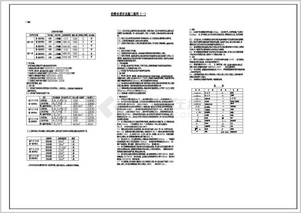 某3层人防及地下车库工程设计图纸（平战都有）-图一