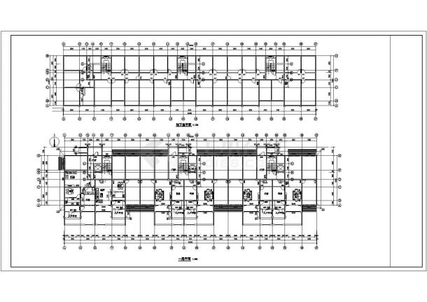 某7层复式砖混结构花园洋房方案图-图一