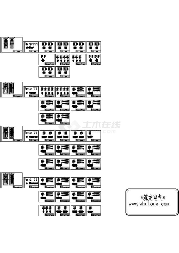 某弱电工程系统机柜接线施工CAD图纸-图二