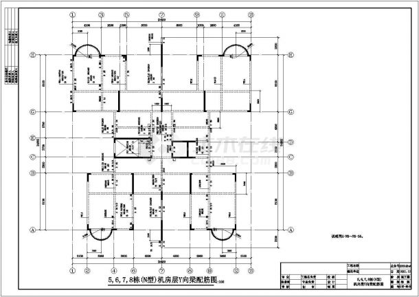 某地十四层框剪结构住宅楼结构施工图-图一