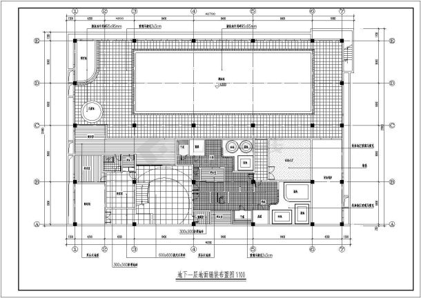 天津某星级大酒店装修设计施工图纸-图二