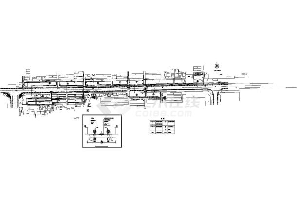 道路管线峻工图纸-图一