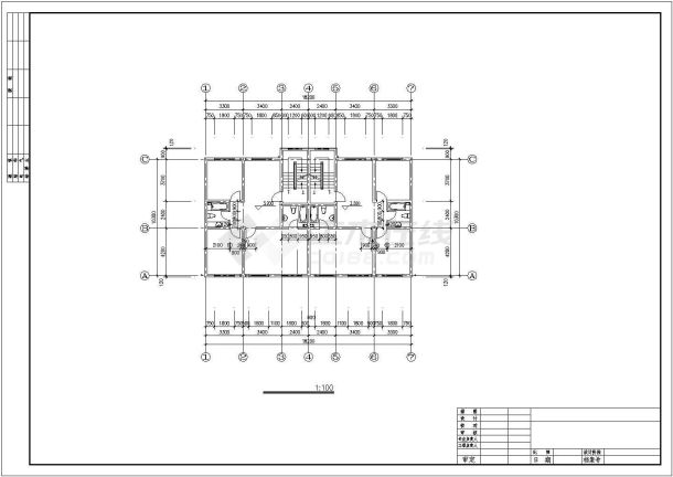 一套别墅建筑设计图（共12张）-图一