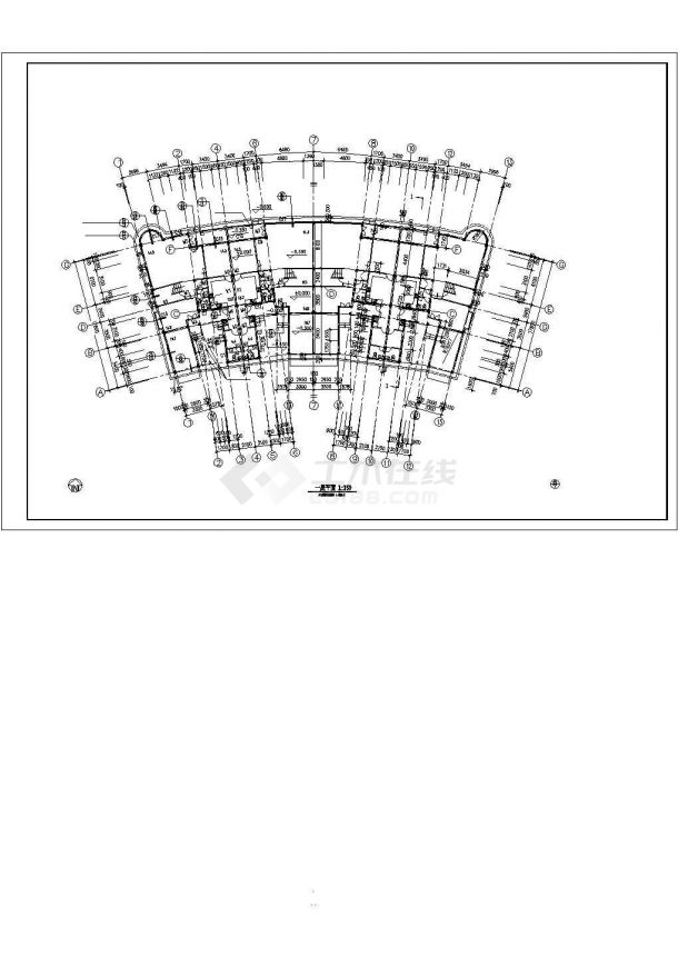 并联别墅建筑施工图纸（共9张）-图二