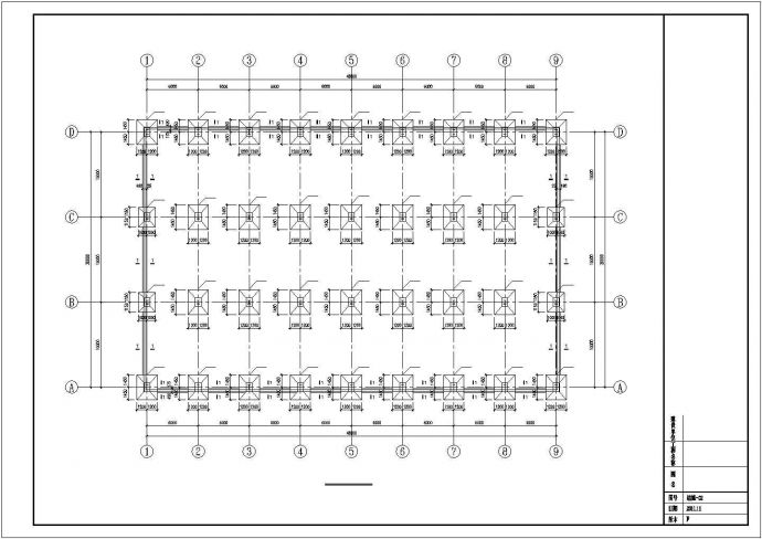 三跨厂房钢框架及门式钢架结构设计施工图_图1