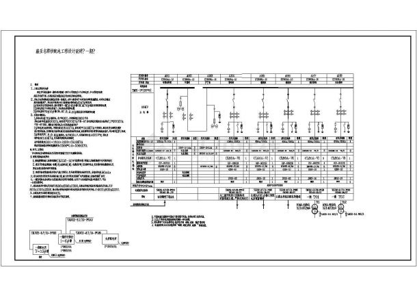 盛亚名郡供配电工程设计施工图（一期）-图一