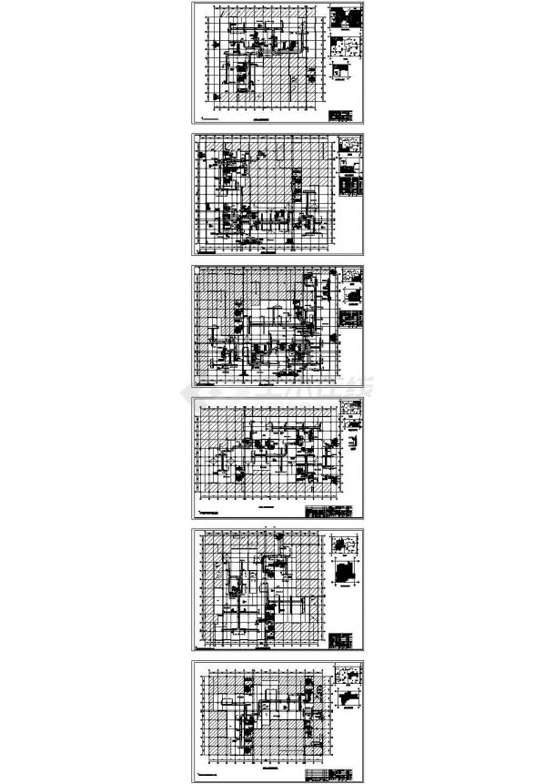 [河北]高层商业写字楼空调通风及防排烟系统设计施工图（供暖人防大院设计）-图二