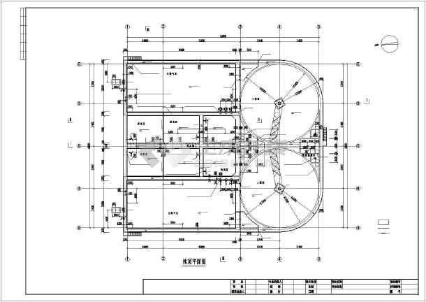 某设计院A2O工艺全套设计cad图纸（平面、剖面、系统图）-图一