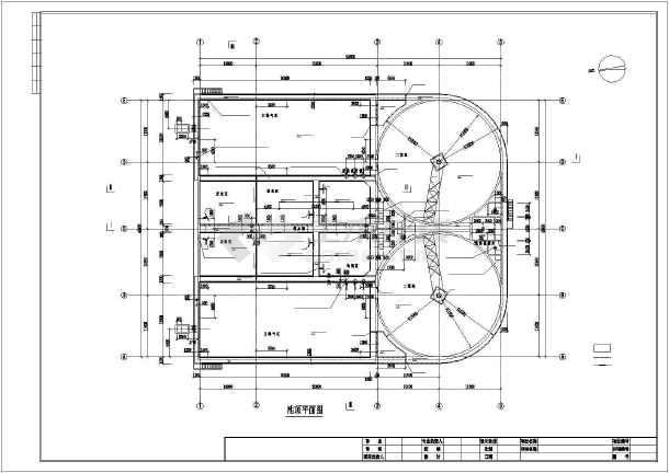 某设计院A2O工艺全套设计cad图纸（平面、剖面、系统图）_图1