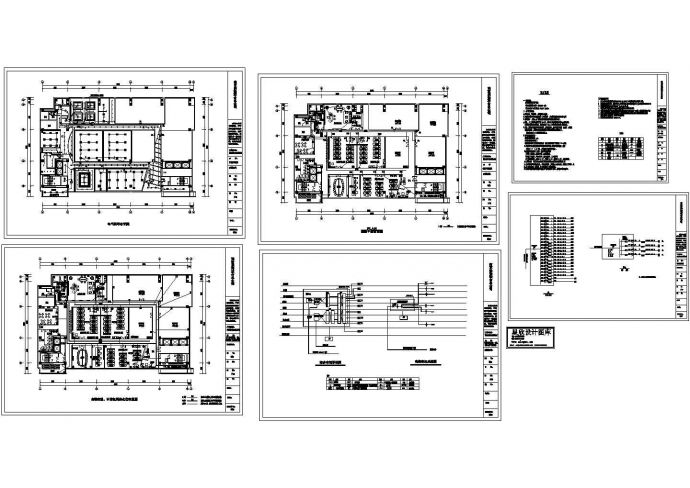 某艺高康体办公室电气设计CAD图纸_图1