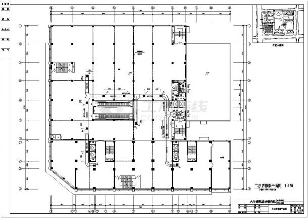 某综合楼商业部分空调设计施工图（包括制冷机房）-图一