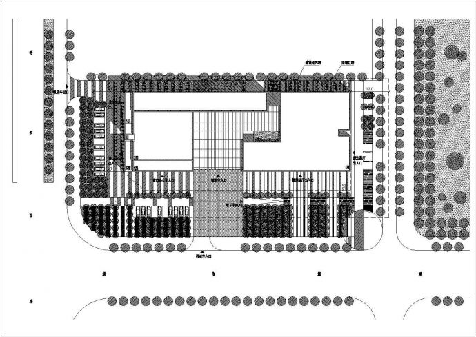 某地区多层规划馆综合楼建筑设计方案_图1