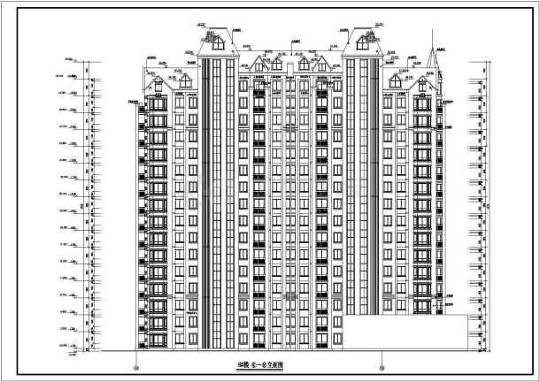 北方某小区16层住宅楼建筑设计方案-图二