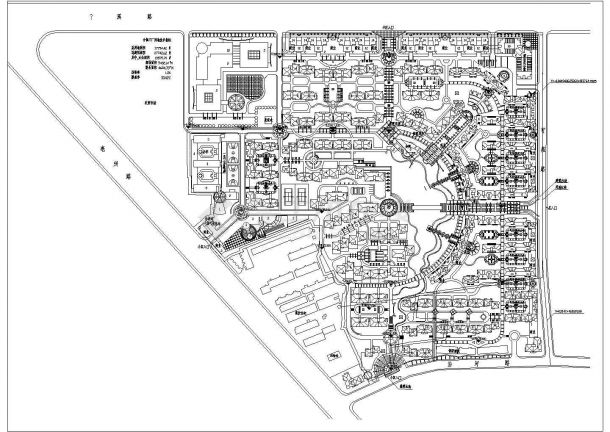 安徽柏景湾小区建筑设计总规划方案-图一