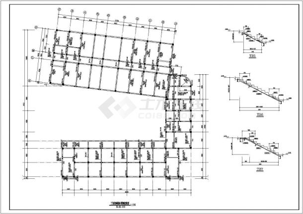 某5层框架综合楼建筑结构图（含设计说明）-图一