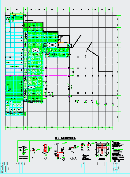 某地多层商业中心结构图（含设计说明）-图二