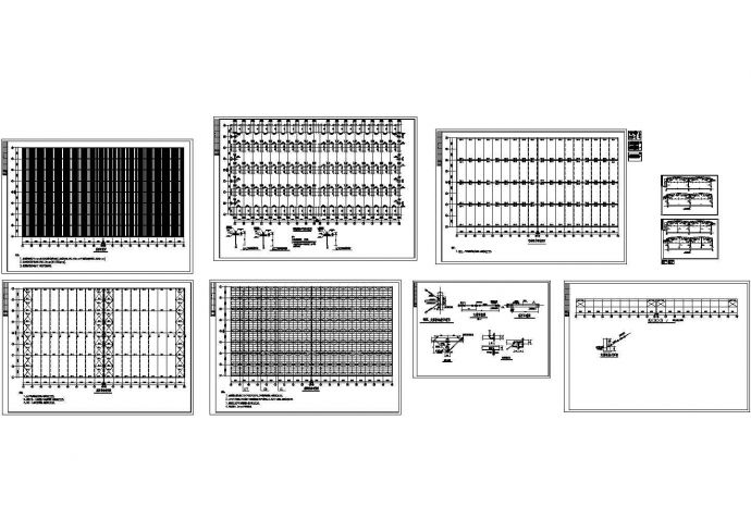 某大型工业厂房建筑CAD图纸设计方案_图1