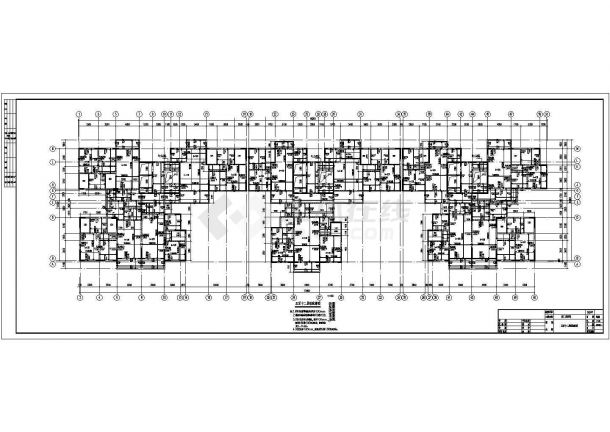 某地多层住宅建筑结构图（含设计说明）-图二