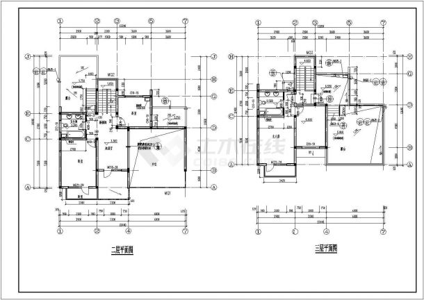 某地高档小区别墅建筑设计方案图（全套）-图二
