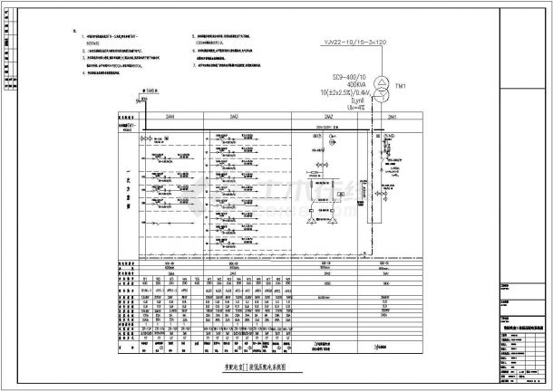 整套商住楼的电气设计图（13张）-图二