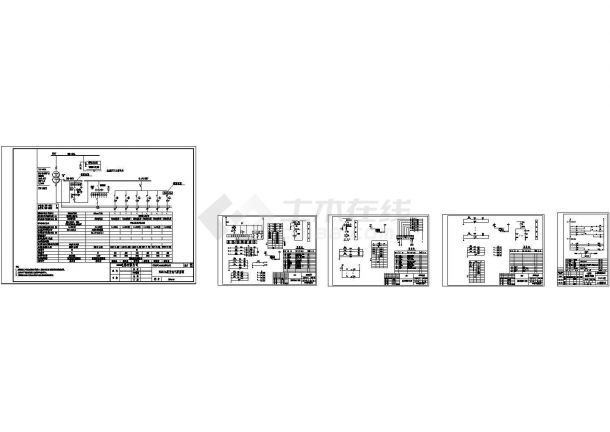 宏钢数控机床公司配电工程箱式变电站（变压器S11-M-250KVA）设计cad电气施工图（一次二次设计）-图一