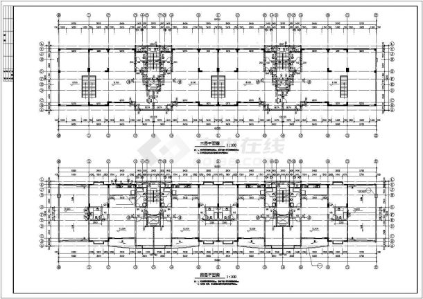 比较详细的底商住宅楼建筑施工方案图-图二