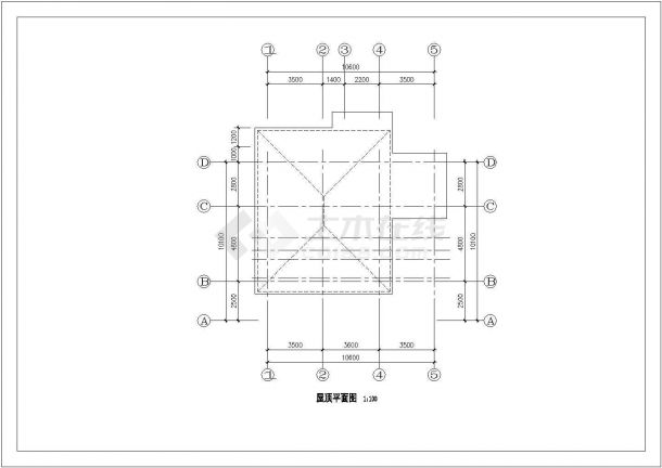 某地简单精致三层别墅建筑设计方案图-图二