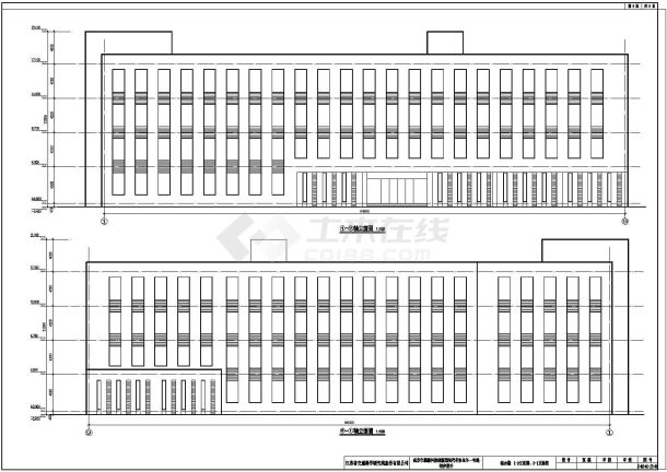 某地四层办公大楼建筑设计施工图纸-图二