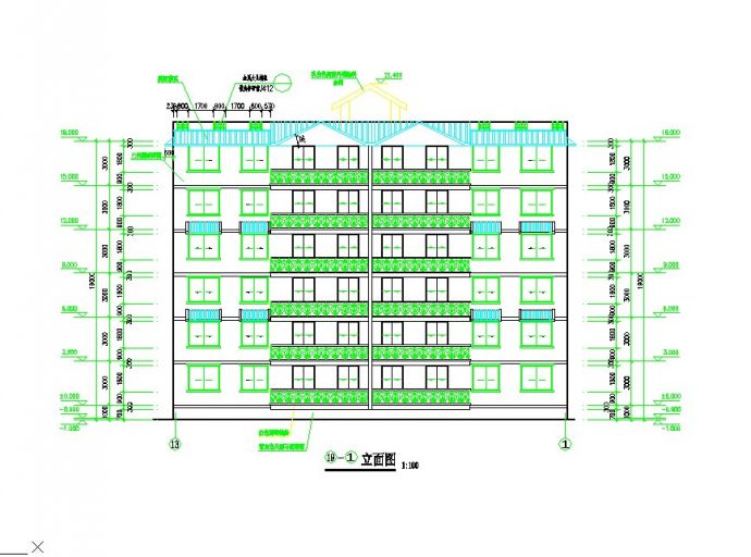 小型多层住宅建筑施工图（含设计说明）_图1
