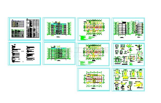 小型多层住宅建筑施工图（含设计说明）-图二