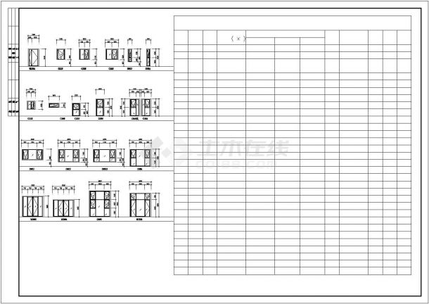 某联排别墅建筑施工图（共11张）-图二