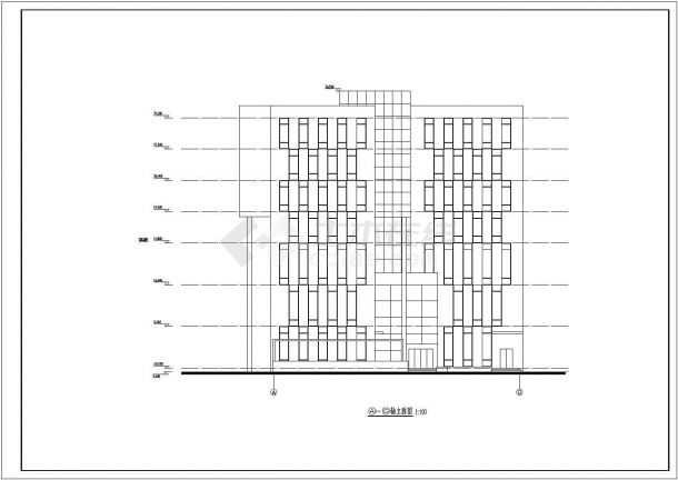 某7层酒店中央空调及防排烟设计施工图（16张）-图二