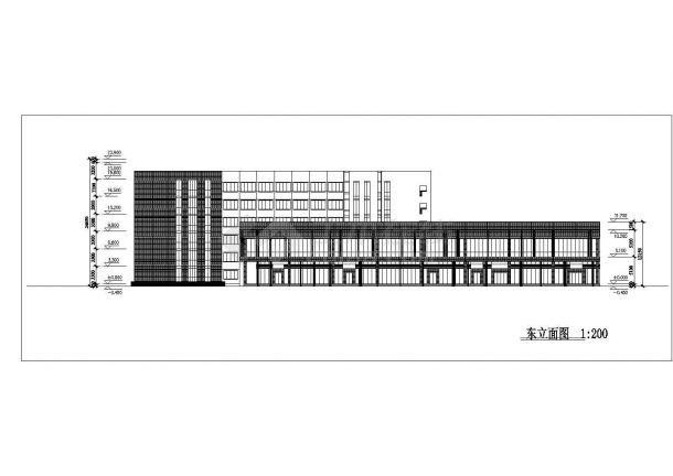 南方某大学6层宿舍楼建筑设计方案-图二