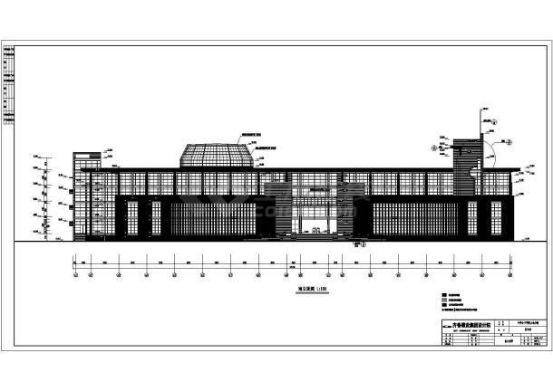 山东女子学院四层图书馆建筑设计方案-图一