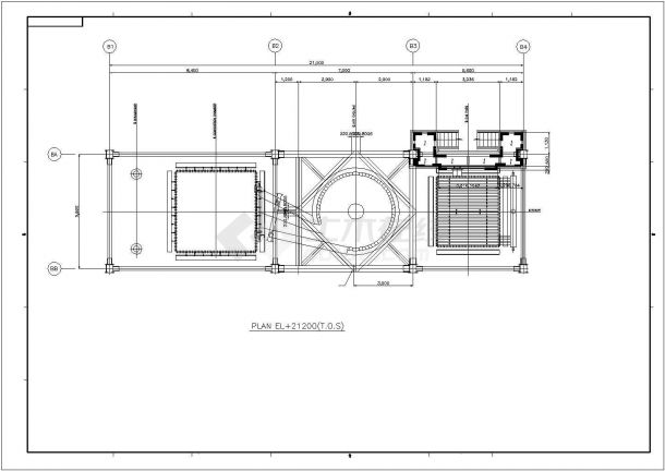 某地锅炉支架结构图（含设计说明）-图二