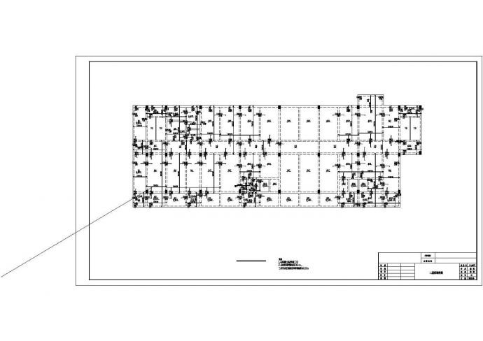 某地四层混合结构办公楼结构图_图1