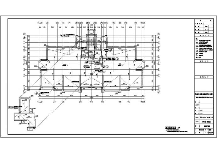 某住宅小区11层住宅楼建筑设计平面图_图1