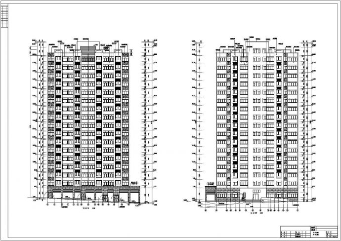 大理市十七层剪力墙结构公租房建筑设计施工图纸_图1