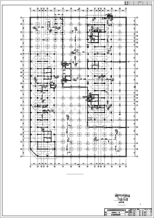 某高层办公建筑地下室全套结构施工图-图二