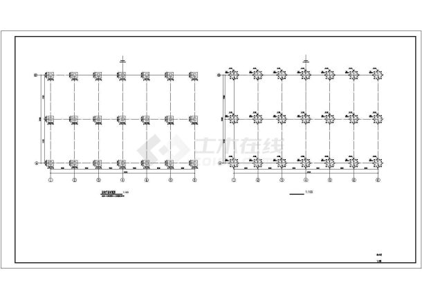 四川省某钢结构网球场结构设计图-图二