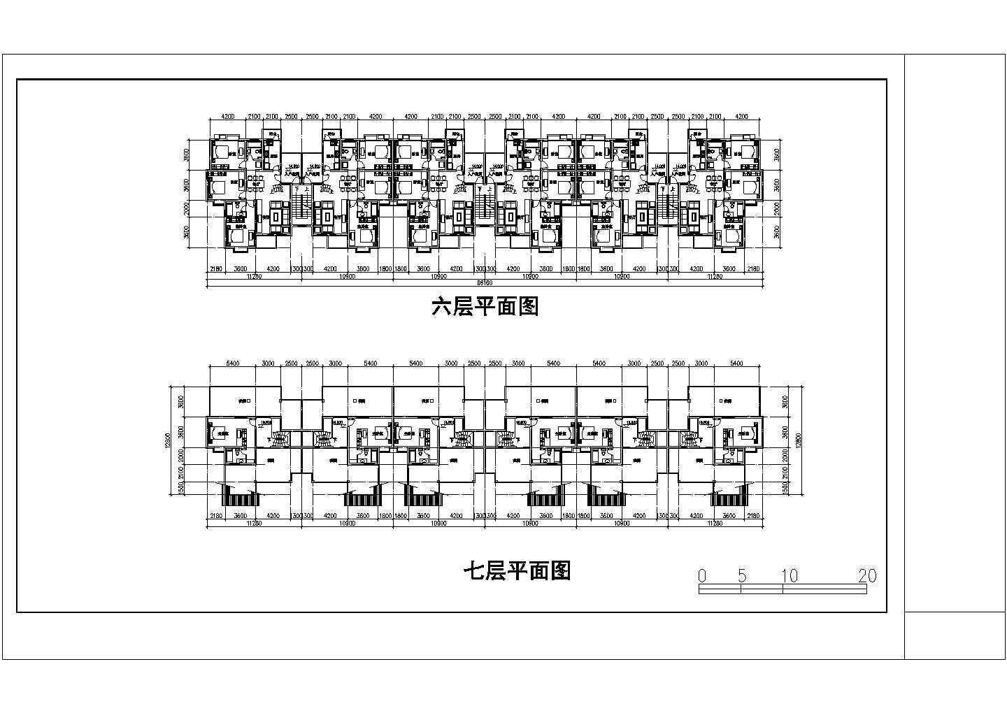 某地小区住宅楼建筑方案图