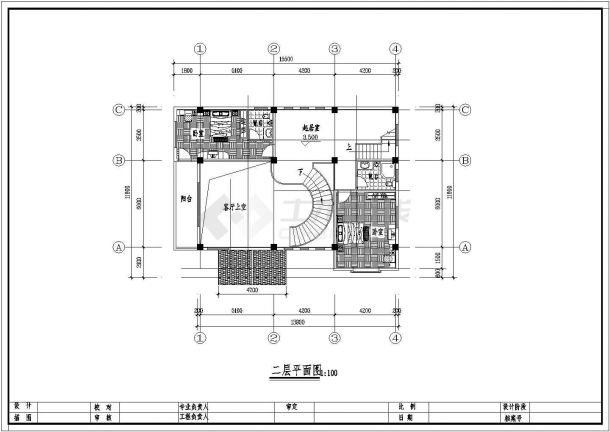 最新整理典型别墅建筑方案图系列8-图二