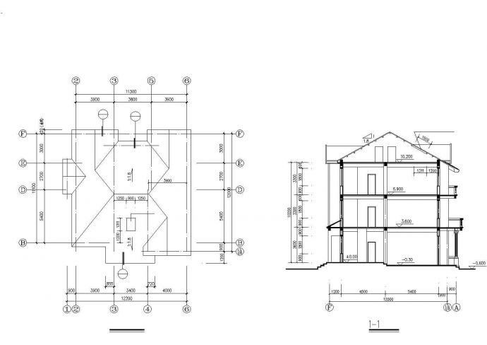 精美实用的三层别墅建筑方案图_图1