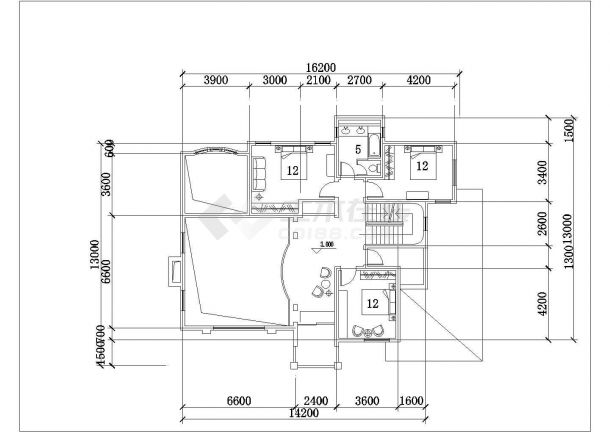 最新整理经典小型别墅建筑方案系列图（共11套）-图一