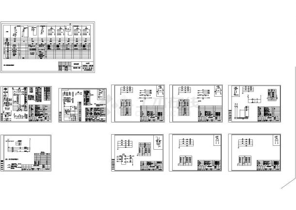 某小学配电工程箱式变电站（变压器SCB10-800KVA）设计cad全套电气施工图（一次二次设计）-图一