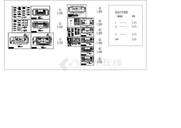 某地高层办公楼电气设计CAD图（含说明）-图一