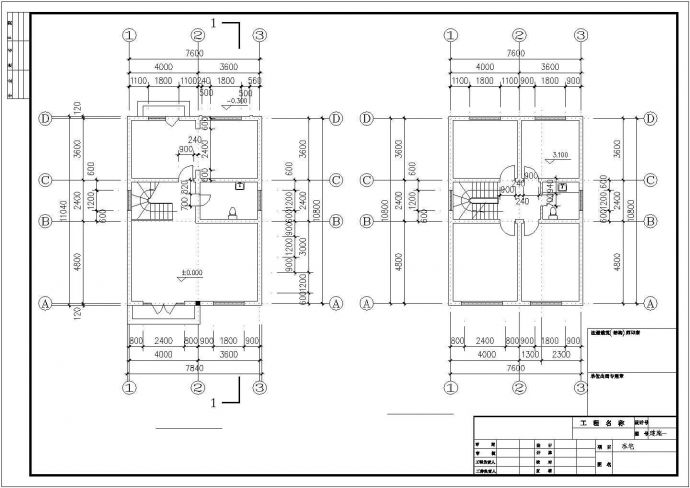 比较简单的别墅建筑方案设计图_图1