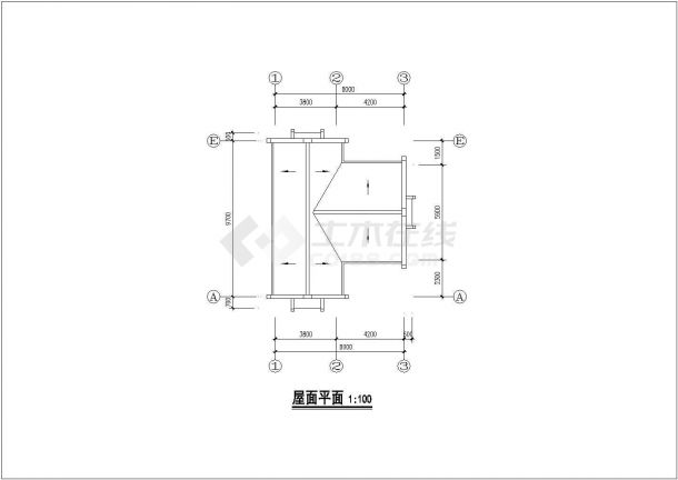 某地农村生态农庄别墅楼全套施工cad图-图二