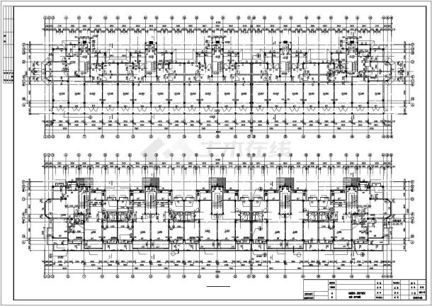 一套完整的多层住宅建筑施工图-图一