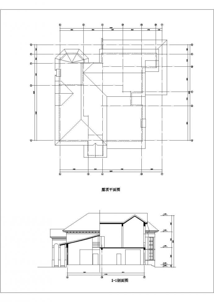 某地简单实用别墅建筑设计方案图_图1